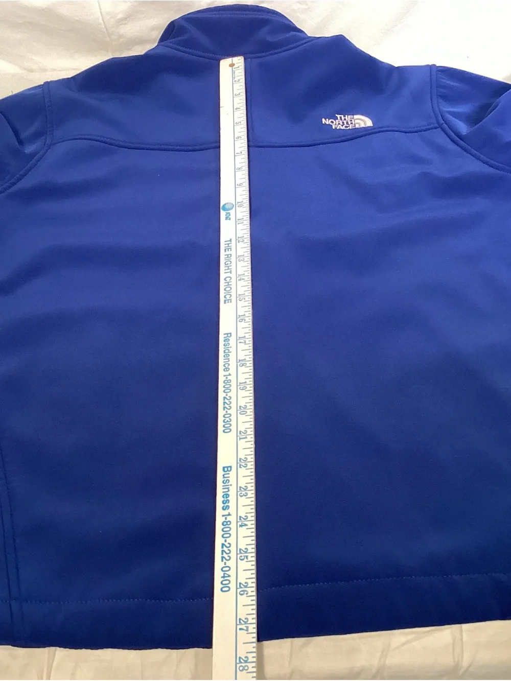 The North Face Men’s Polar Tech Windbloc Royal Blue Full-Zip Jacket Size Large